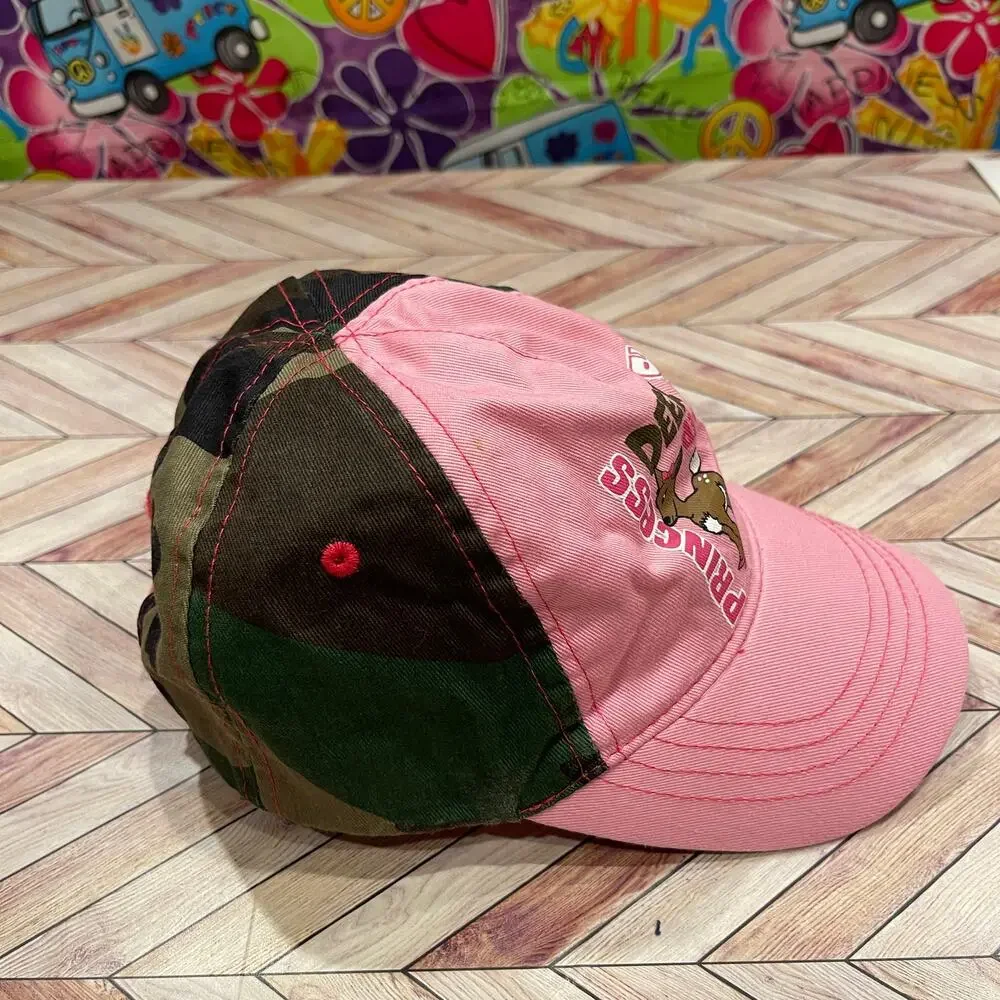 Paramount Toddler Girls Pink Camo Princess Reindeer Adjustable Baseball Hat
